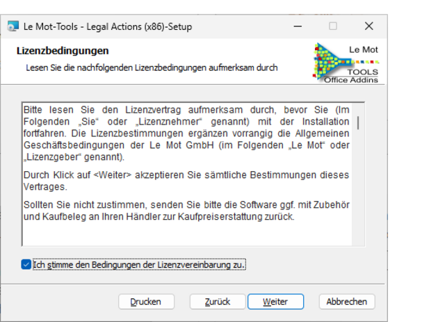 Lizenzbedingungen