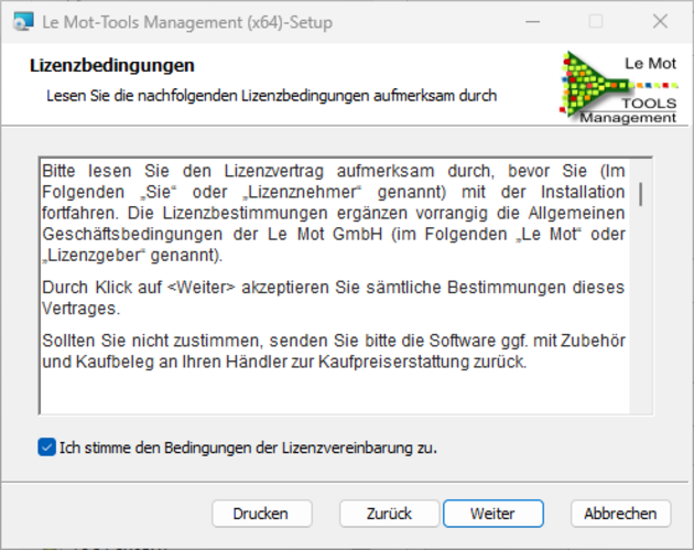 Lizenzbedingungen