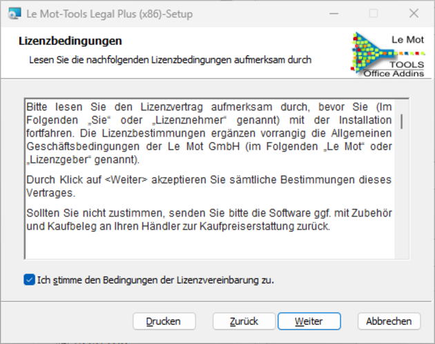 Lizenzbedingungen